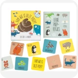 Van wie is die poep doos + kaarten2