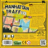 Manhattan Traffic doos achterkant. 2D